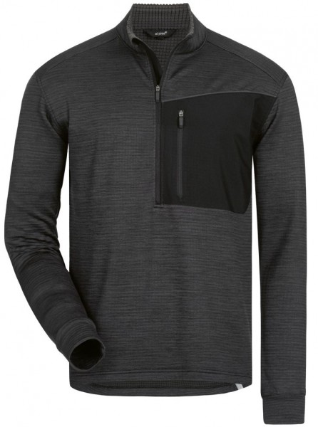 elysee COVELO 21101 Funktions-Troyer UPF 40+ grau-schwarz