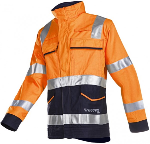 Sioen Larrau 020VA2PFD Warnschutz-Jacke mit Störlichtbogenschutz