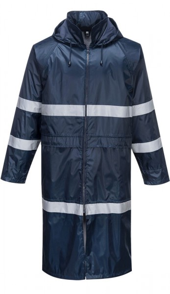 Portwest F438 Klassischer Iona Regenmantel marine