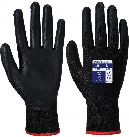 Portwest A635 Eco-Cut 3 Schnittschutzhandschuh schwarz