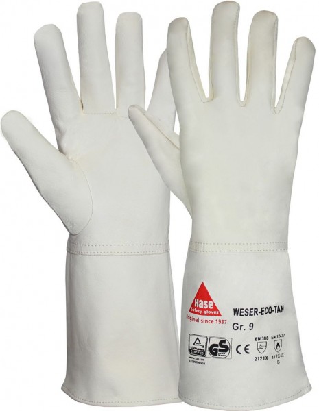 Hase 6522035 Weser Eco-Tan Schweißerschutzhandschuhe Typ B