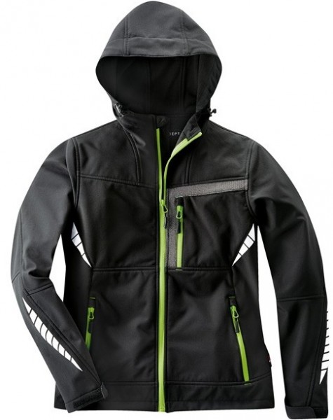 Scheibler HD Concept Professional Damen Softshelljacke schwarz