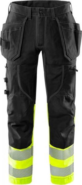 Fristads 132849 High Vis Handwerker Stretch-Hose 2608 FASG mit Warnschutz