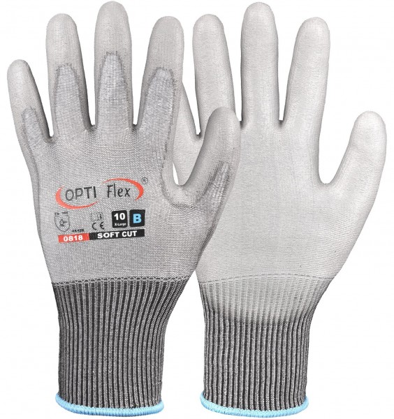 OPTI Flex 0818 Soft Cut Schnittschutzhandschuhe PU Level B