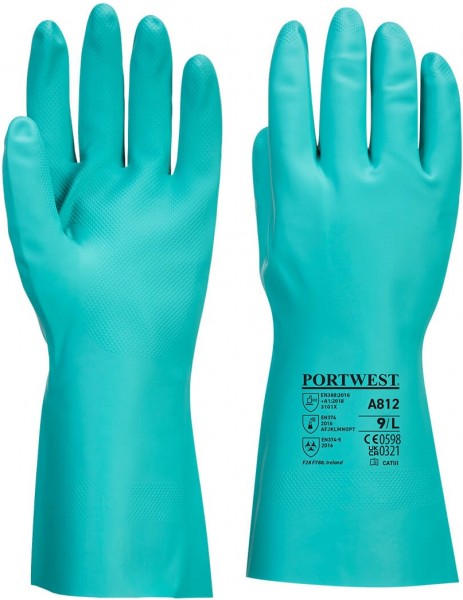 Portwest A812- Nitril-Chemikalienschutzhandschuhe