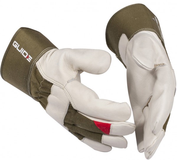Guide 195 Rindnarbenleder Schutzhandschuhe