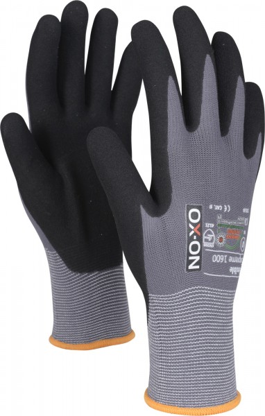 OX-ON Flexible Supreme 1600 Nitril-Schutzhandschuhe teilbeschichtet