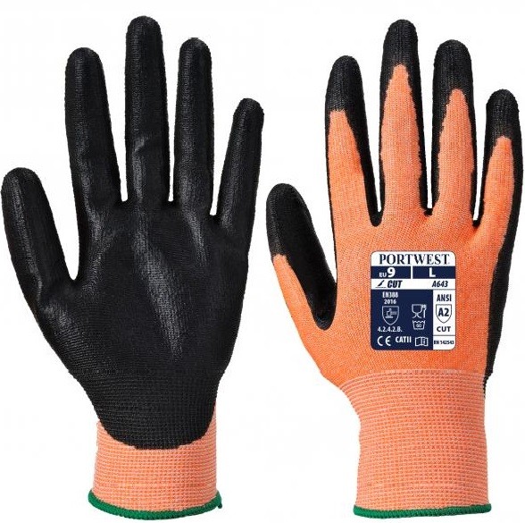 Portwest A643 Amber Cut 3 Schnittschutzhandschuhe lebensmittelecht