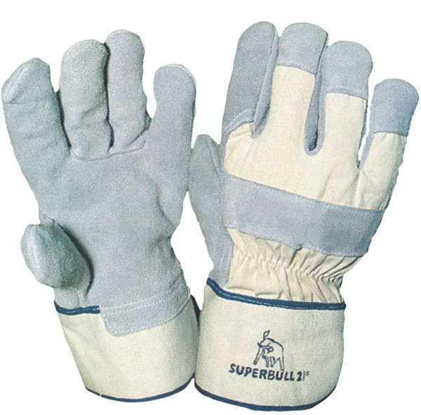 Superbull 2 TOP-Rindkernspaltleder-Schutzhandschuhe 1149