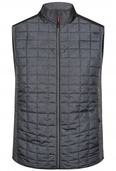 James & Nicholson JN740 Herren Knitted Hybrid Weste in 5 Farben