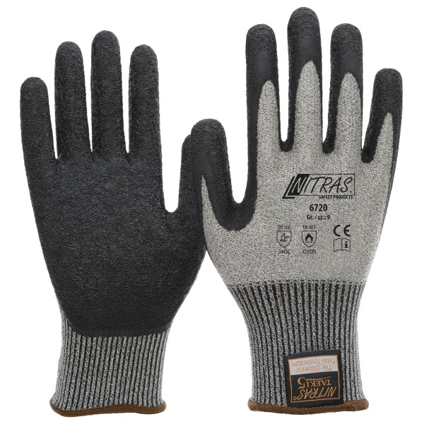 Nitras 6720 Latex-Schnittschutzhandschuhe Level C