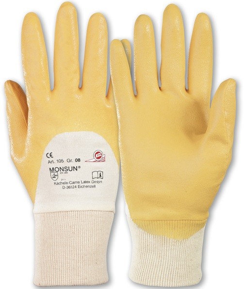 KCL 105 Monsun Nitril Schutzhandschuhe silikonfrei und lebensmittecht