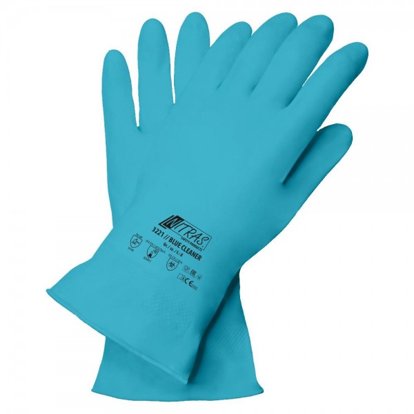 Nitras Blue Cleaner 3221 Chemikalienschutzhandschuhe