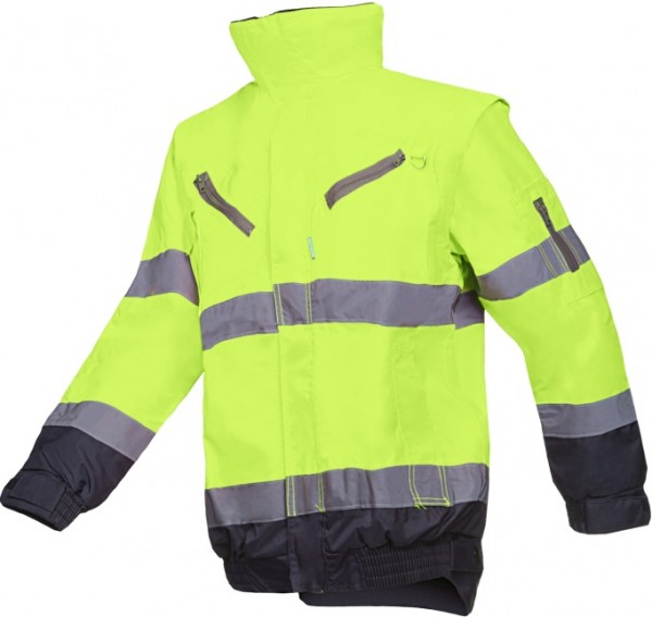 Sioen Campbell 364AN3EX1 Warnschutz-Winterblouson mit abnehmbaren Ärmeln