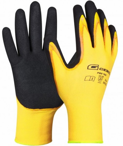 Gebol Pro Tex Nitril-Schutzhandschuhe teilbeschichtet