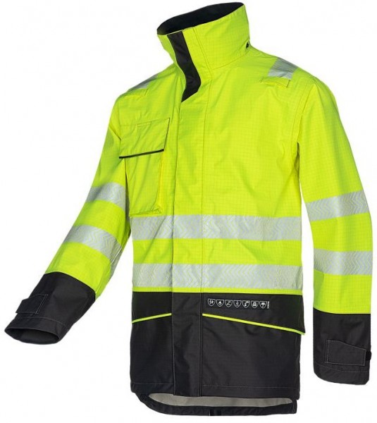 Sioen Torvik 7330A2ET2 Warnschutz-Regenjacke mit Störlichtbogenschutz