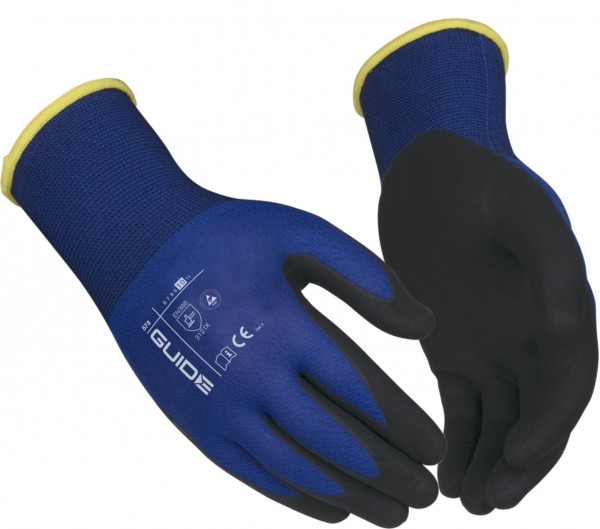 Guide 578 ESD antistatische Nitril-Schutzhandschuhe teilbeschichtet