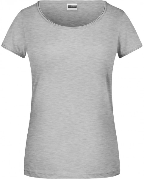 James & Nicholson 8001 Damen T-Shirt Rollsaum in 5 Farben