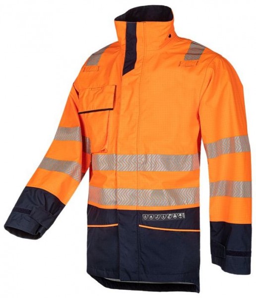 Sioen Torvik 7330A2ET2 Warnschutz-Regenjacke mit Störlichtbogenschutz