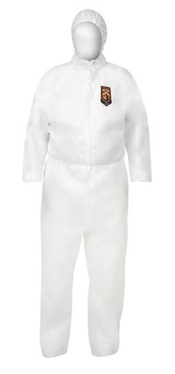 Kimberly-Clark KleenGuard 96810 A50 Schutzanzug mit Kapuze weiß Größe S