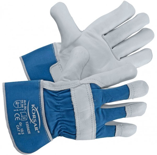 Korsar Maverik Supertop Rindsnarbenleder-Schutzhandschuhe
