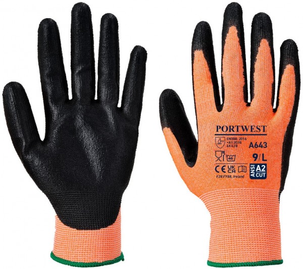 Portwest A643 Amber Cut Nitril-Schnittschutz Level B