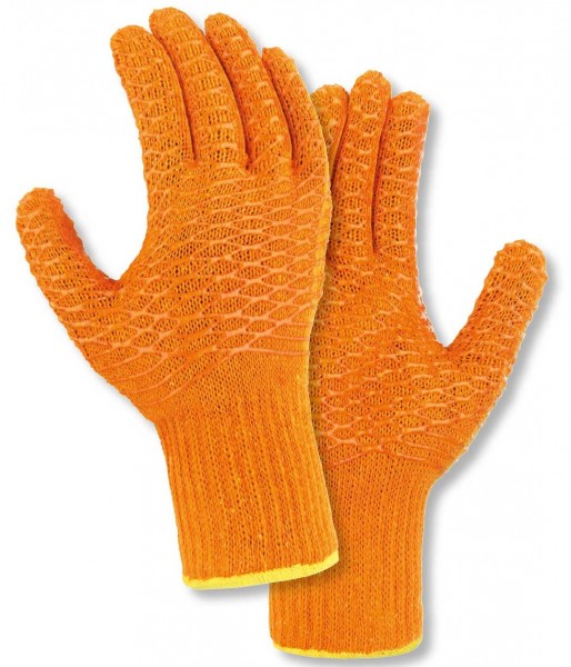 texxor 1900 Criss Cross Grobstrickhandschuhe mit Waffelmuster
