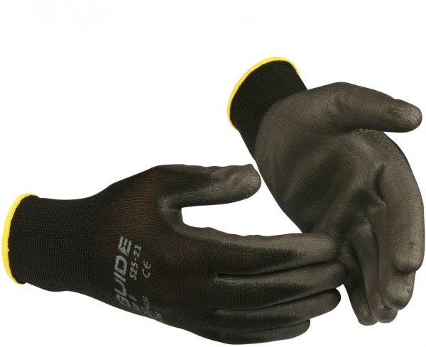 Guide 525 PU-Schutzhandschuhe teilbeschichtet schwarz