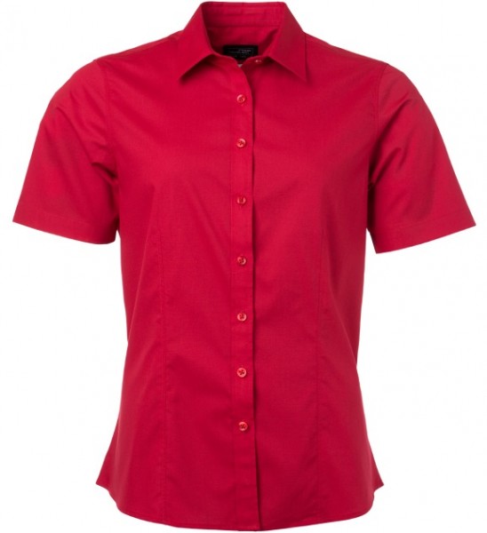 James & Nicholson JN679 Damenbluse Poplin Kurzarm in 20 Farben