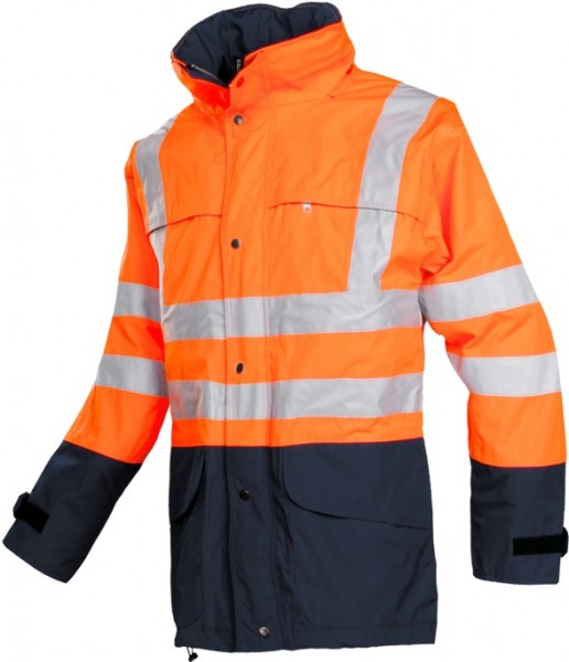 Sioen Brighton 132ZA2EJ4 Warnschutz-Regenjacke