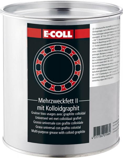 E-COLL Mehrzweckfett II graphitiert 1kg Dose