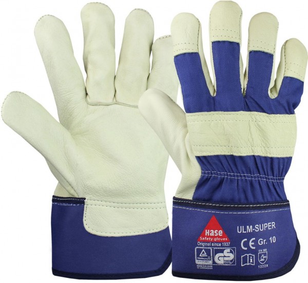 Hase 205200 Ulm Super Narbenleder-Schutzhandschuhe