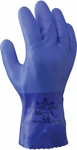 SHOWA 650 PVC Chemikalienschutzhandschuhe
