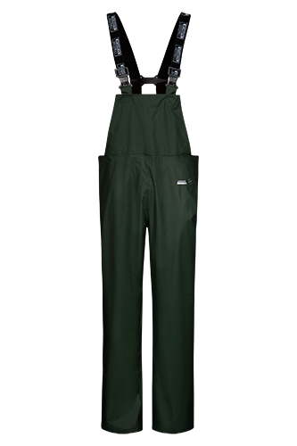 Lyngsøe LR46 PU Allround Regen-Latzhose mit elastischen Hosenträgern