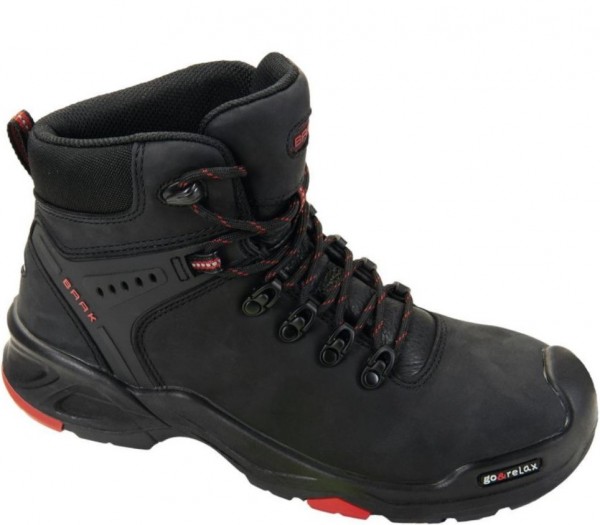 Baak 6640 Brooklyn Schnürstiefel S3 SRC HRO schwarz-rot