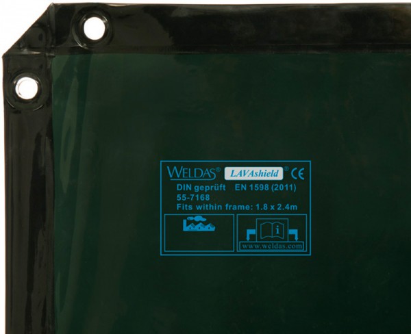 Weldas LAVAshield® 55-7168 Schweißerschutzvorhang 174 x 234 cm