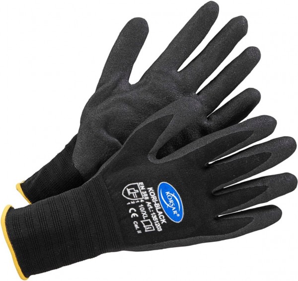 Korsar Kori-Black Nitrilschaum-Schutzhandschuhe