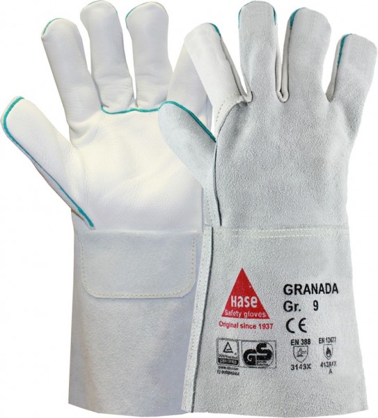 Hase 100336 Granada K Schweißerschutzhandschuhe Typ A