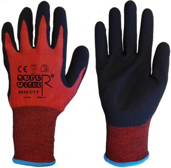 Super Worker Redcut F Schnittschutzhandschuhe Level F