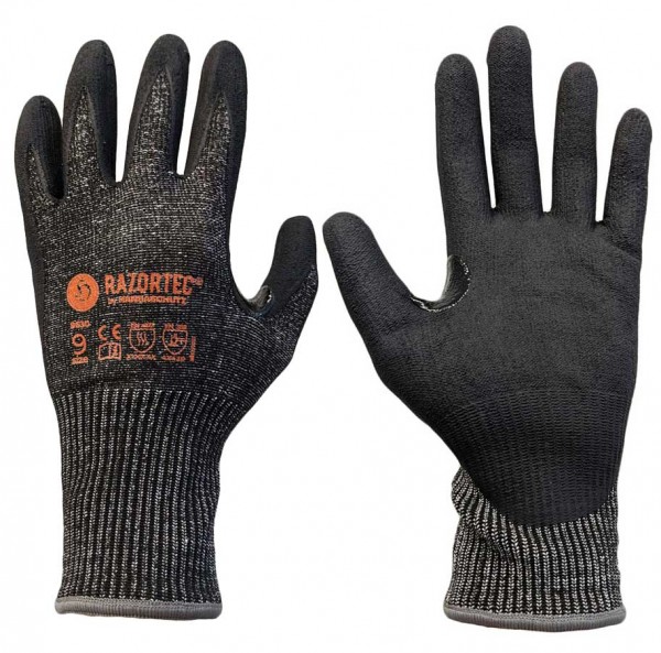 HansaTec 9630 Cut D Nitrile Foam Glove Schnittschutz Level D