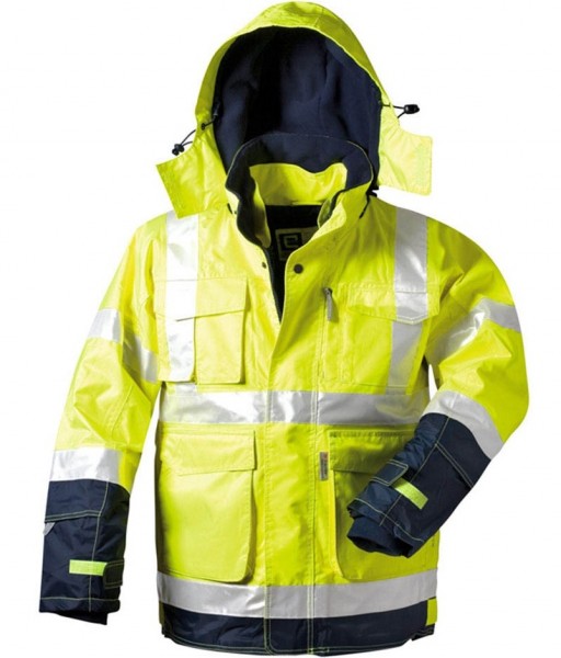 elysee 22706 BENJAMIN 2-in-1 Warnschutz-Jacke leuchtgelb/marine