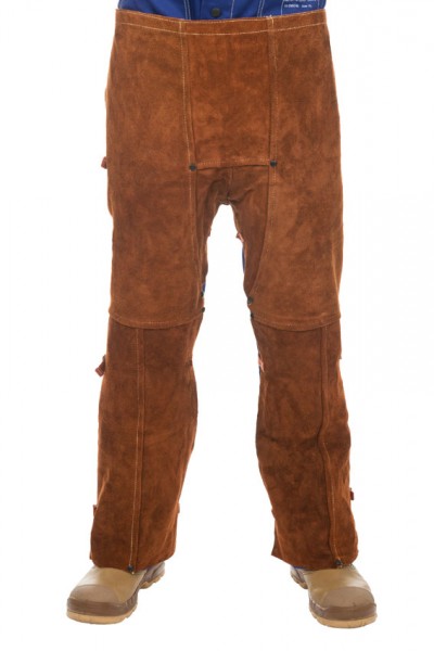 Weldas Lava Brown 44-7440 Rindspaltleder Schweißerschutz-Beinschürze